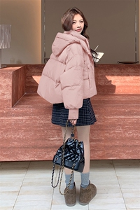 现货，羽绒服2024冬季白鸭绒宽松短款外套图片