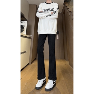 现货主推 弹力渐变大码直筒微喇毛边牛仔裤 K860-K861-K866-P50图片