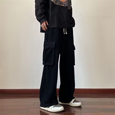 日系cityboy灯芯绒男女裤潮牌美式工装裤高街宽松阔腿裤A7730-p43，男装工装外套，星座1008-1