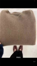 秋季新款舒适显瘦时尚百搭纯毛圆领元宝针针织衫，女装羊毛衫，恒恩羊绒