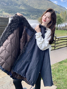 时尚大毛领90羽绒服2C259-9991-P335-K488图片