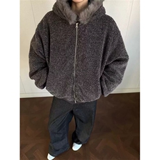 水晶绒毛领原版派克服棉衣气质日系慵懒时尚原宿流行MHT274，男装棉衣，星座1116A（原606A-3）