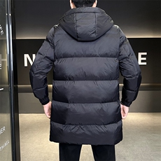 L-4XL9988-P185现货中长款连帽棉衣男，男装棉衣，电商B321-1