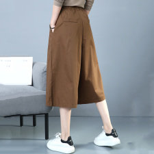 2021年秋季新款阔腿裤女宽松显瘦韩版休闲百搭九分裤子显瘦显高潮,女装休闲裤,简韵佳