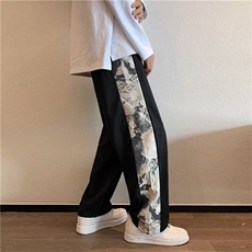 W263-P30夏季新款港风长裤薄款冰感四面弹裤子，男装休闲裤，星座911-1