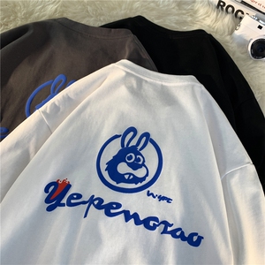 抖音现货供应新款260克纯棉厚胶发泡印花A158-T68-P28控48