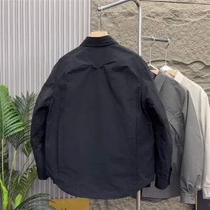 春秋新款工装翻领夹克外套男高品质潮宽松百搭休闲上衣HH390 P55图片