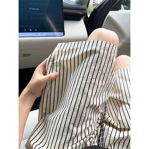 条纹美学撞色休闲百搭裤子时尚潮流复古街头短裤K776TP2548图片