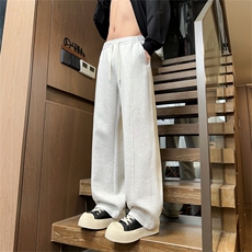 现货65华棉拼接休闲直筒长裤M-3XL特P40，男装休闲裤，电商B325