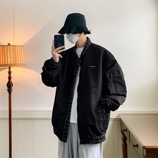 Wt010-P60美式复古拼接飞行员BF夹克棒球服，男装夹克，星座1501-1