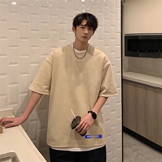 麂皮绒短袖t恤男大码半袖男JD82202-P25，男装T恤，电商A040