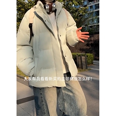 现货高品质美式冬季重磅三防加绒加厚羽绒棉衣立领厚外套棉服，男装棉衣，电商A486-1
