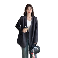 大货已出《主推款数据好》款号8001格子小西服外套P145K218，女装西装，2C217
