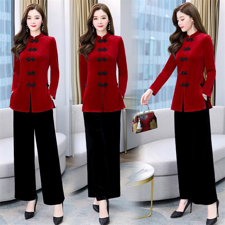 两件套潮流气质舒适柔软修身显瘦2023年春季阔腿裤，女装套装/套裙，韩然一族