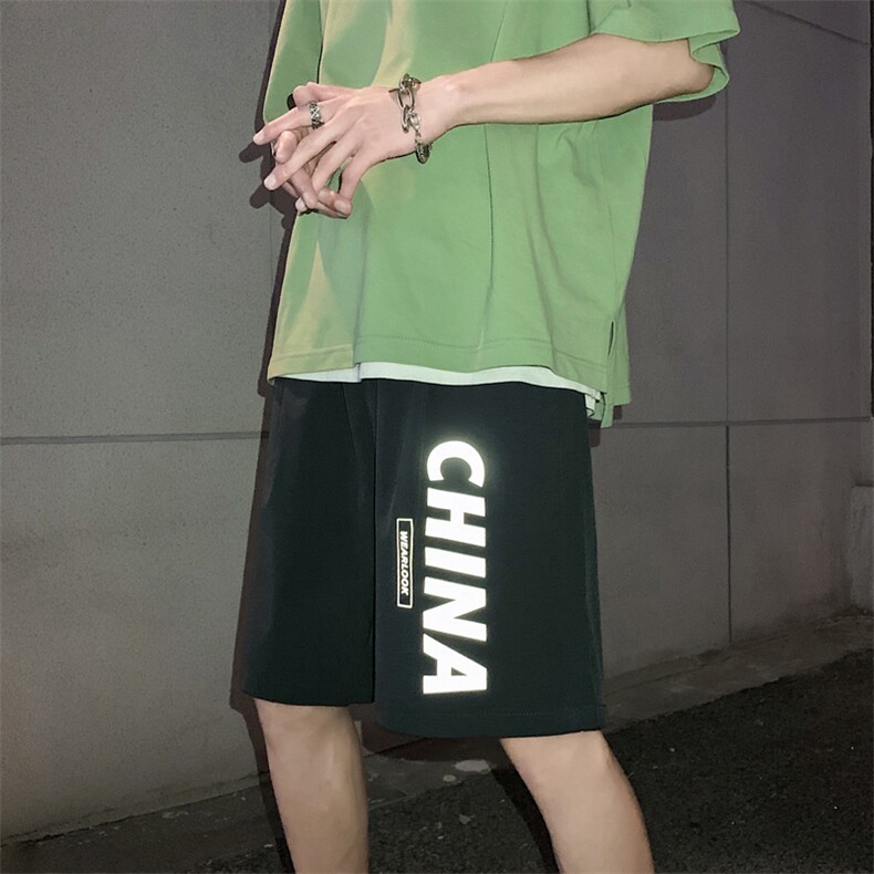 百搭短裤男士夏季2023新款潮牌五分裤运动休闲裤DK519特批25,男装休闲裤,星座718-1