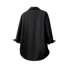 情侣领带款M-5XL大码短袖衬衫男七分袖衬衣7874P45控68立体白底，男装T恤，星座227-7