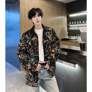 W370TP95复古美式港风双面穿夹克男女情侣宽松时尚2025新款外套图片