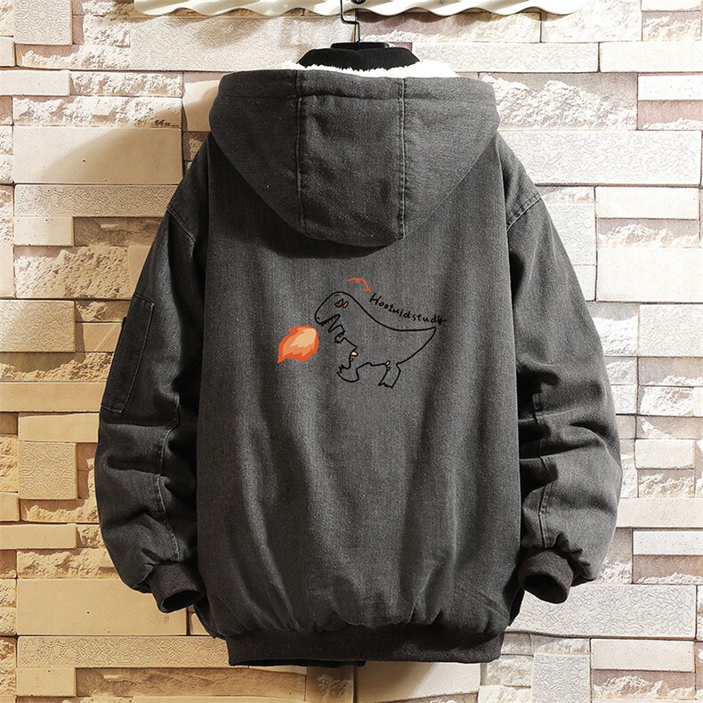 NM53040-P140牛仔外套男大码加厚加绒衣男羊羔毛服男,男装棉衣,电商A040A