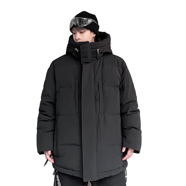 痞帅休闲短款面包服连帽立领极寒冬季保暖外套AW7051P378控428,男装羽绒服,电商A089-1