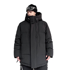 痞帅休闲短款面包服连帽立领极寒冬季保暖外套AW7051P378控428，男装羽绒服，电商A089-1