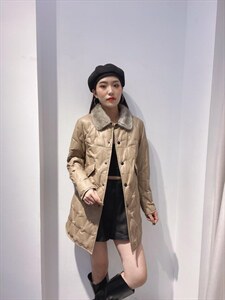 冬装新款中长款羽绒外套图片