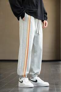 高品质秋季新款运动裤男束脚宽松卫裤潮流休闲长裤篮球裤子图片