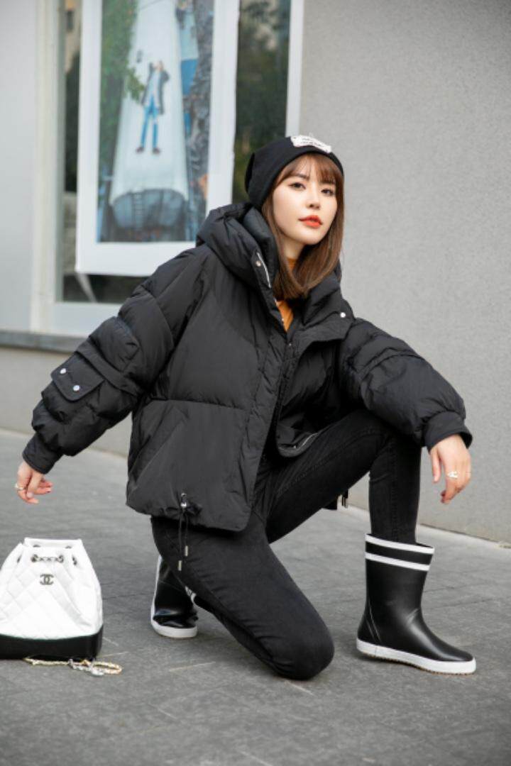 现货高品质标90白鸭绒羽绒服，女装羽绒服，艾依佳人