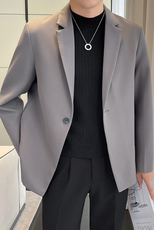 轻熟风~秋季休闲西装~M到5XLK055/P90，男装西服套装，电商B331