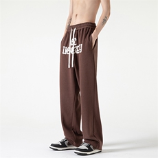 港风抖音品质万针刺绣休闲裤卫裤长裤A014-DY2182-P65控88，男装休闲裤，电商A014