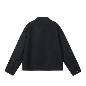 水洗牛仔外套男款春美式痞帅上衣服宽松休闲工装夹克JK1323-P98图片