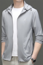 防晒衣男式夏季外套轻薄款2023新款透气防紫外线冰丝钓鱼服男款男，男装防晒衣，电商B212（原钱塘6029）