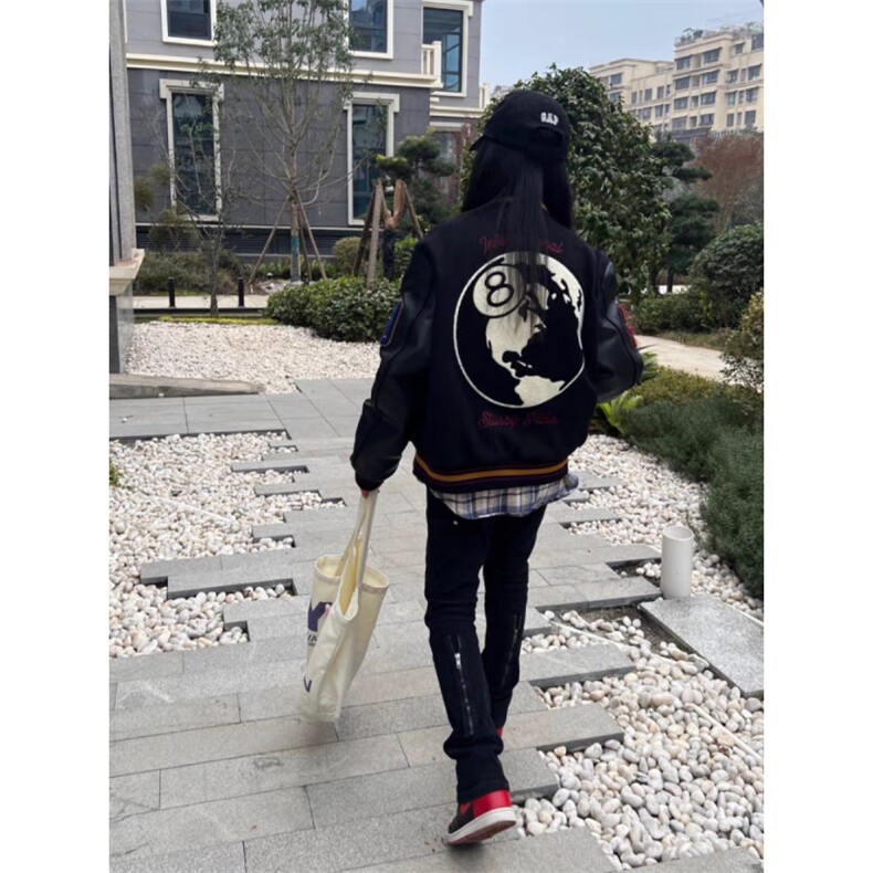 1506A/GA1920/P66春秋欧美高街夹克宽松棒球服oversize潮牌外套,男装夹克,星座1506A
