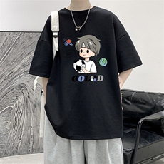 DX17207-P20纯棉短袖t恤男大码半袖打底衫宽松体恤衫大皂风，男装T恤，电商A040