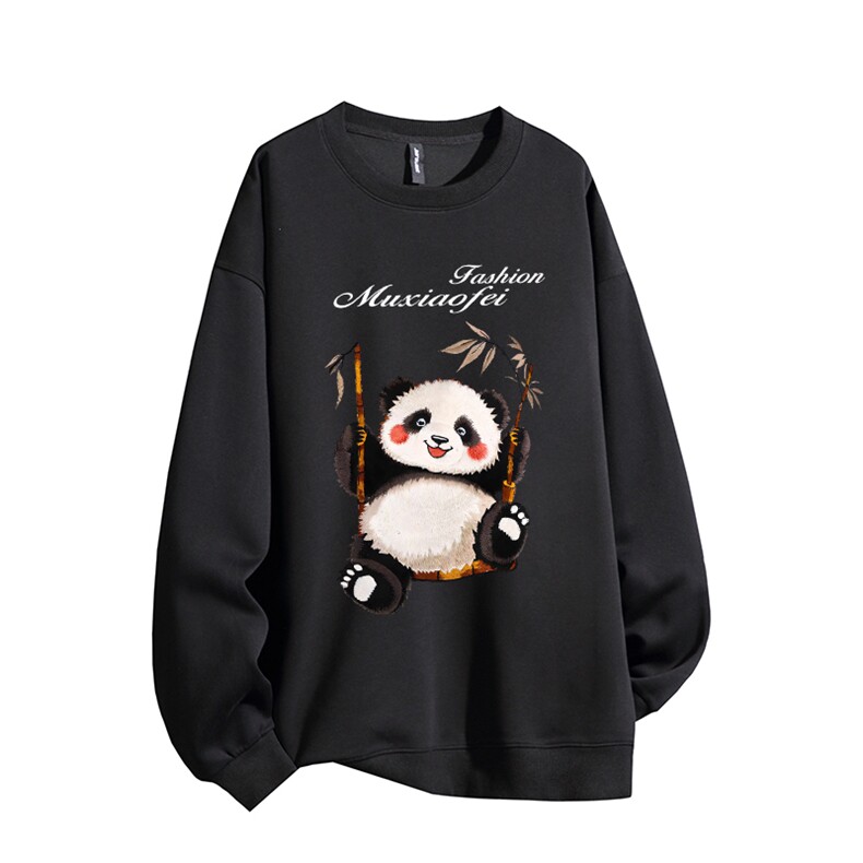 得物供货、复合重磅420克现货圆领卫衣宽松HD019-1-HMY297-P35,男装卫衣,电商019-1
