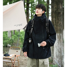 ！春季新款直播高品质防水冲锋衣夹克外套JK182-309B-1P62，男装夹克，星座310B-1