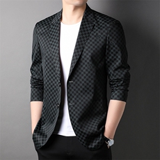 AG1251钱塘2020-3时尚休闲简约中青年男士帅气西服外套P122，男装西服，钱塘207-3