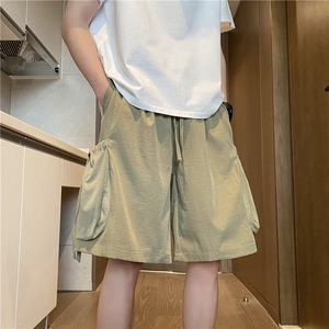 夏季新款户外速干冰丝舒适大口袋宽松短裤B315-K25549-特p30控58图片