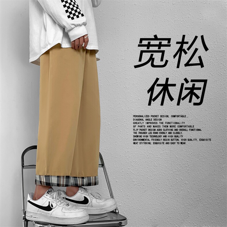 2022高街风运动潮流百搭抗皱休闲九分卫裤K615-特批：35,男装休闲裤,星座718-1