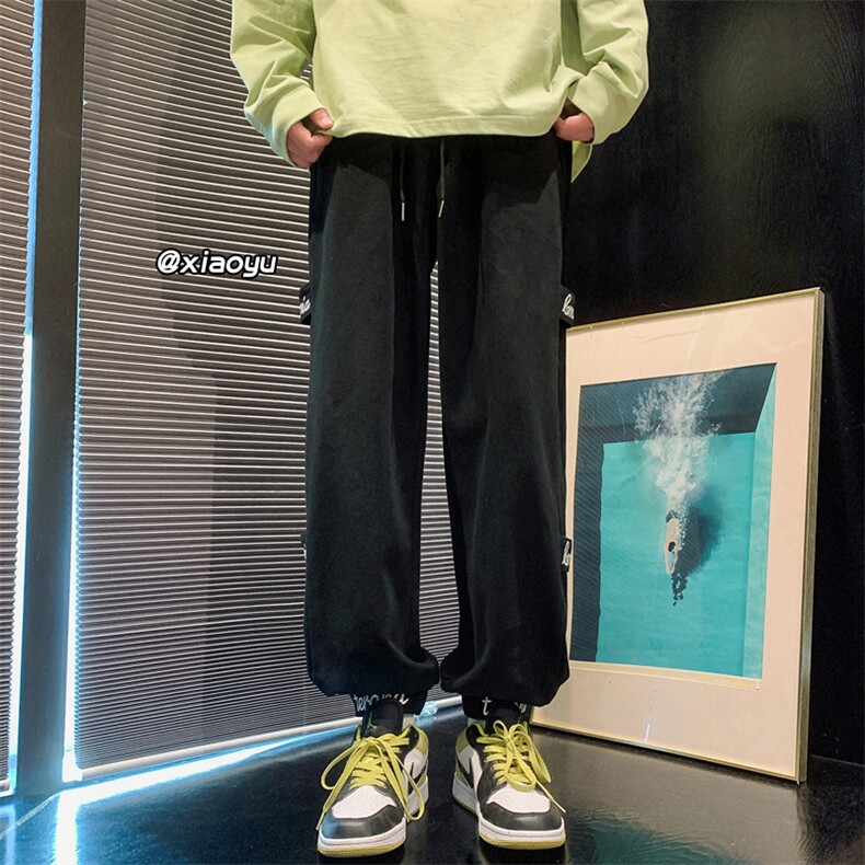 XZ616春季新款纯棉刺绣宽松束脚休闲裤TY513P55控68,男装休闲裤,星座512A（原616）