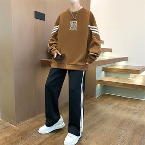 秋装新款现货高品质时尚潮流卫衣套装男图片