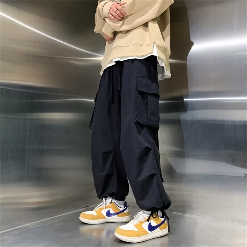 男秋季新款港风休闲裤纯棉工装裤B7109P42,男装休闲裤,星座1116-2