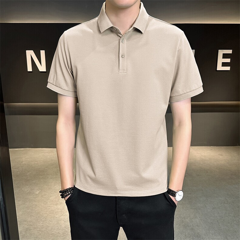 夏季新款短袖型男纯色POLO衫T恤休闲百搭半袖上衣PL88-P33,男装T恤,星座310B-3