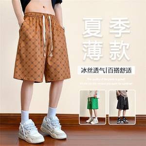 夏季新品速干五分裤时尚跑步健身运动休闲裤  DK280特批17图片