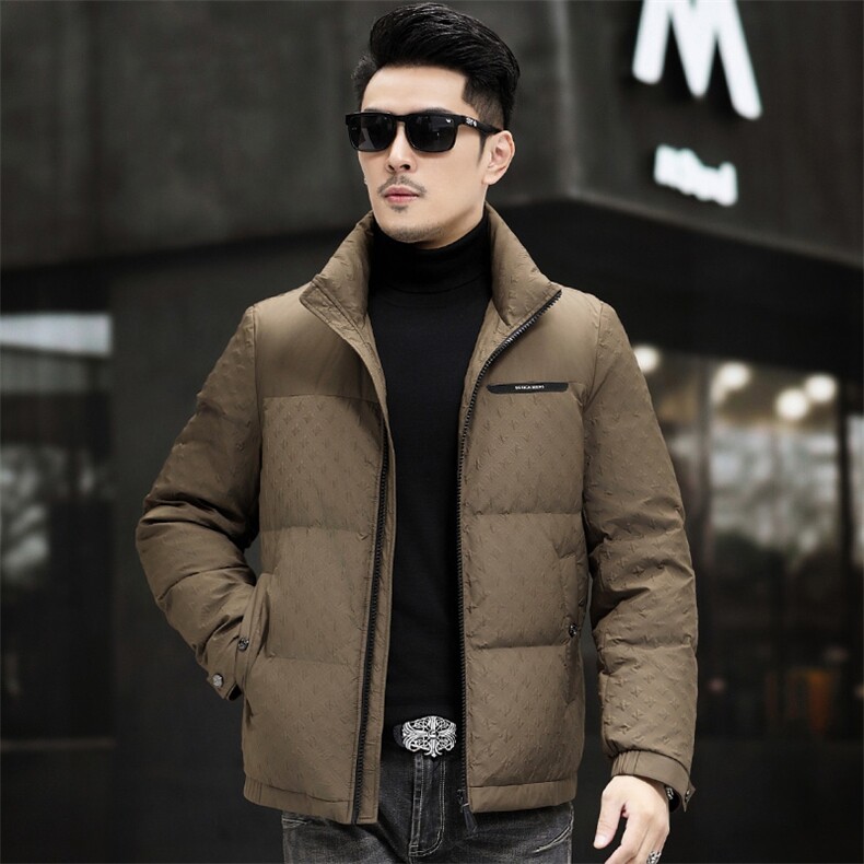 B8016钱塘2020-3新款时尚休闲冬季厚款简约中年男士羽绒服P228,男装羽绒服,钱塘207-3