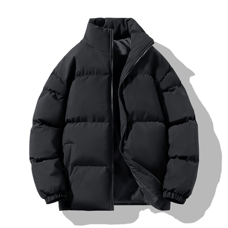 9976-P60 冬季宽松情侣棉衣面包服（八个色）深度库存图片
