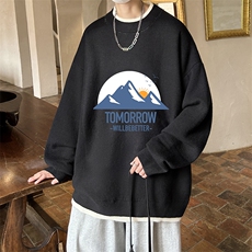 控78假两件毛衣男大码加绒针织衫男毛线衣M80235-P55加绒P70，男装针织衫/毛衣，电商A040