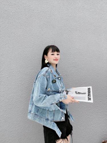 秋装牛仔外套一个颜色MLXL，其它，欧诗尚