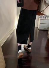 2022加绒半裙，女装半身裙，曼希野