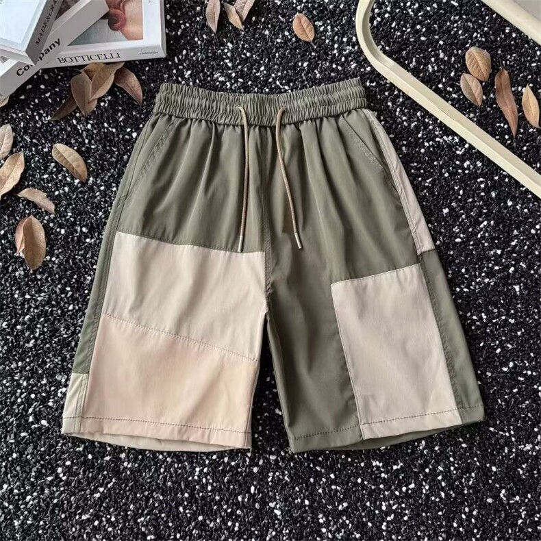 男士新款休闲短裤夏五分裤透气运动宽松潮薄款日系工装裤BM14P33，男装牛仔裤，星座1013-5