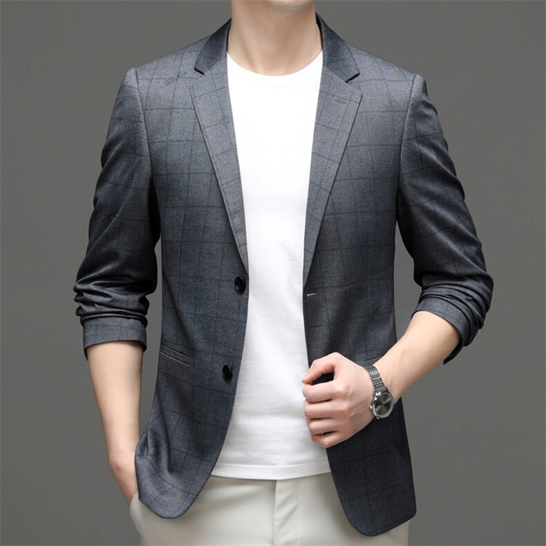 M5553-1钱塘2020-3春夏新款男士商务休闲西服简约外套货稳P135,男装西服,钱塘207-3